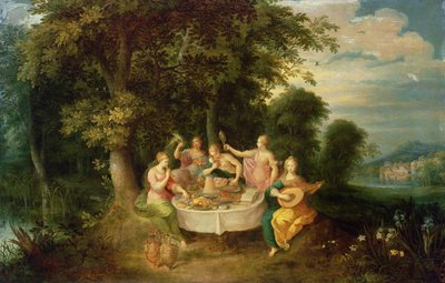 The Five Senses by Abraham Govaerts